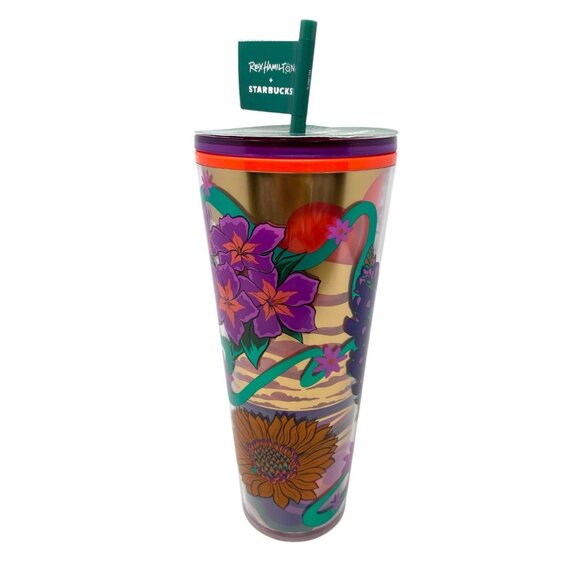 Starbucks Rex Hamilton Limited Edition Tumbler 2024 Texas Wildflowers Edition